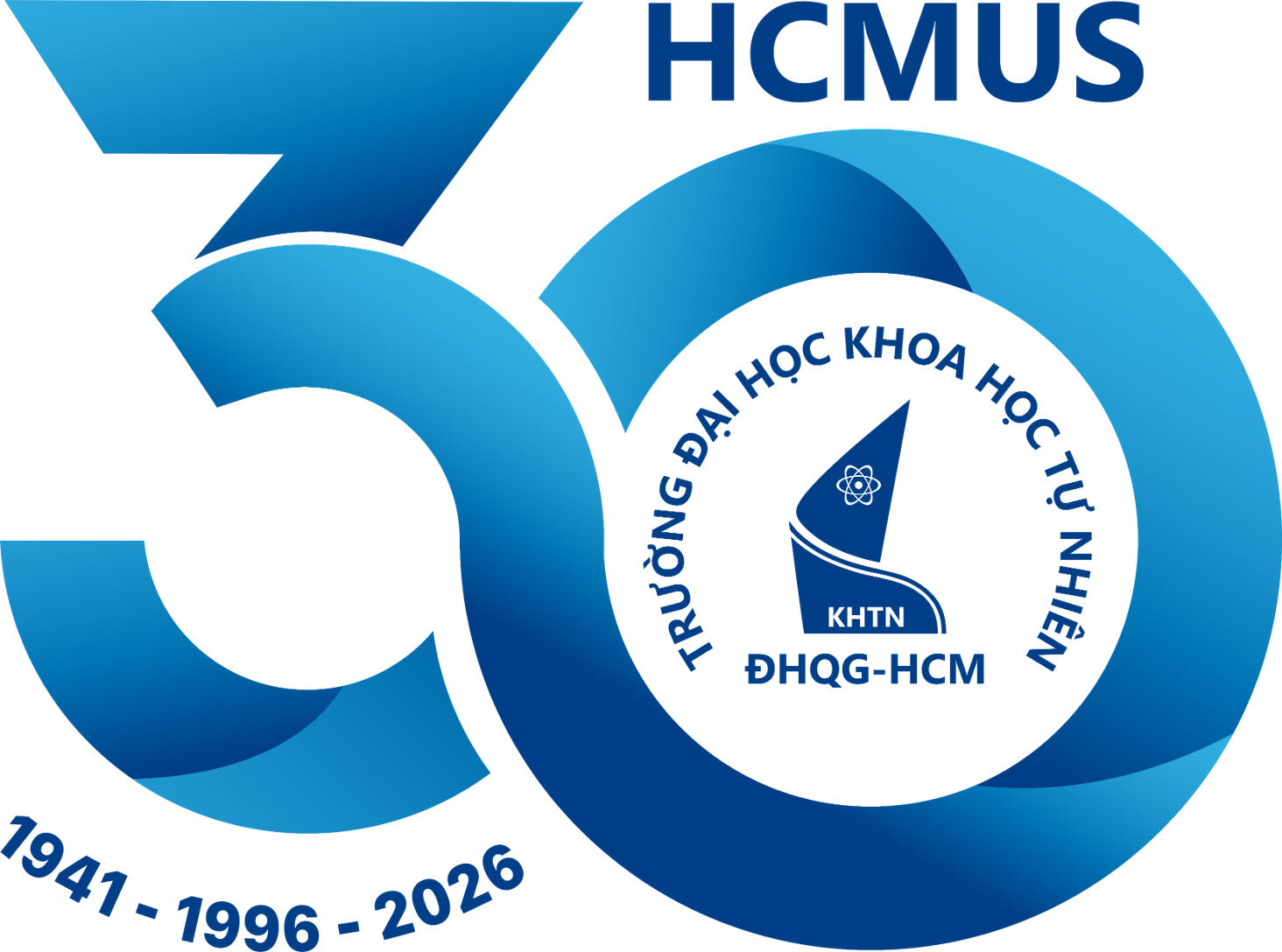 VNUHCM-University of Science 30th Anniversary logo